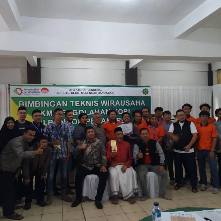 Bimbingan Teknis Wirausaha Pengolahan Kopi Resmi Berakhir