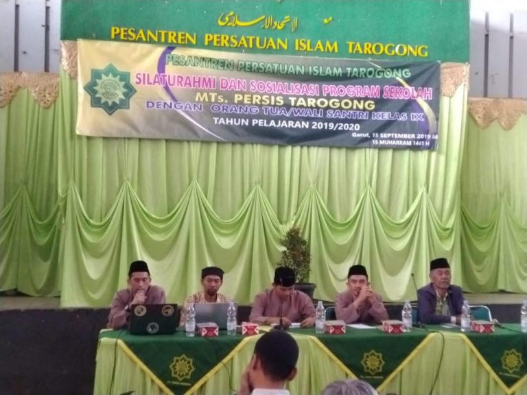 Jalin Komunikasi, Madrasah Tsanawiyah Persis Tarogong Lakukan Sosialisasi Dengan Orang Tua Santri