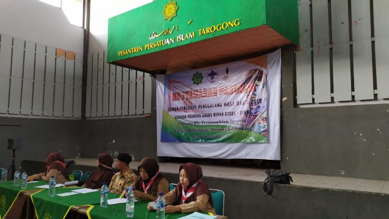 Pramuka MTs Persis Tarogong Selenggarakan Mupas