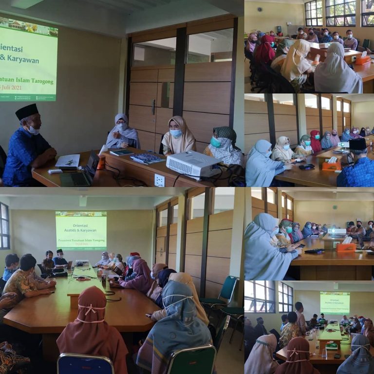 Orientasi Asatidz dan Karyawan Baru Pesantren Persis Tarogong Tahun 2021