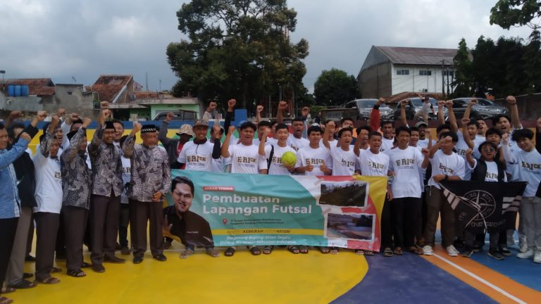Alhamdulillah! Kini Pesantren Miliki Lapangan Futsal Baru 